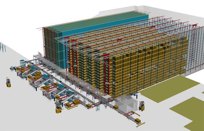 KBA物流全自动化立体仓库规划设计项目