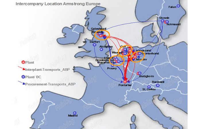 阿姆斯壮欧洲区网络运输规划项目